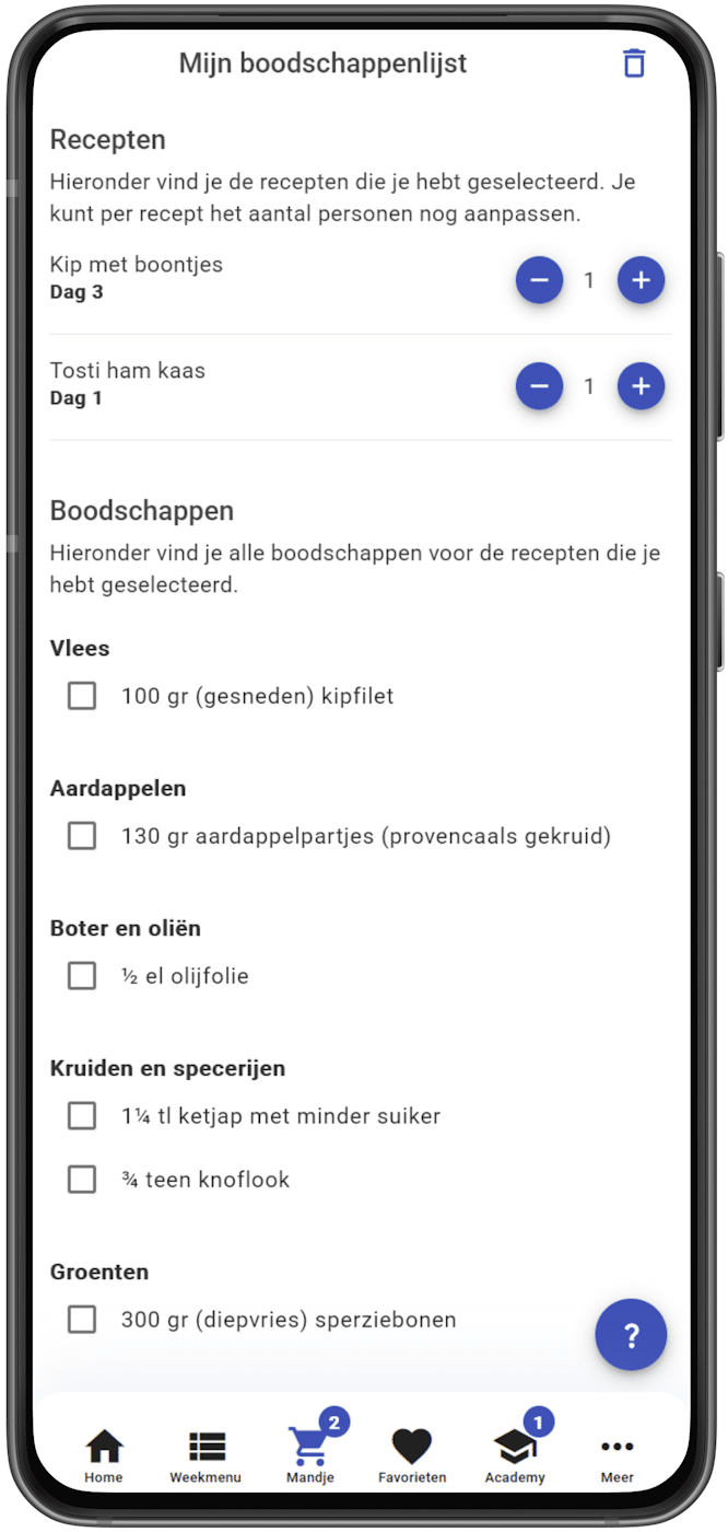 boodschappen